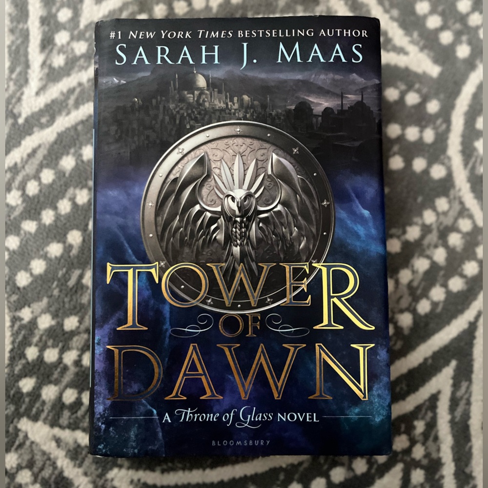 Tower of Dawn hardback original cover by Sarah J Maas | Throne of Glass